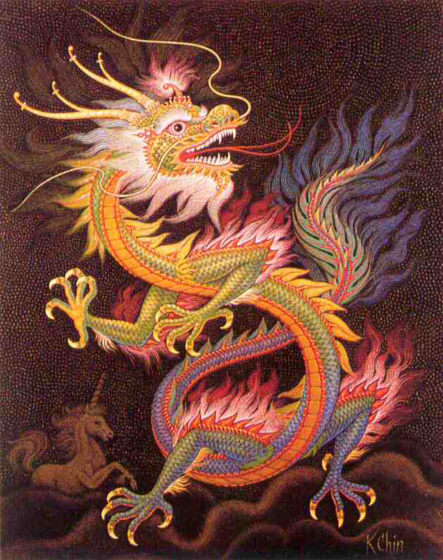 Chinese Dragon Yellow 3 large